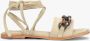 Strappy Sandals chain Detail bruin Tinten 170020237 Sandalen Dames Beige - Thumbnail 1