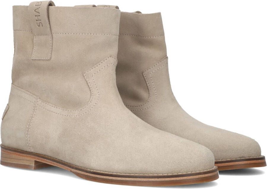 SHABBIES Chelsea Boots Dames Festi Ankie Maat: 39 Materiaal: Suède Kleur: Beige