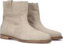SHABBIES Chelsea Boots Dames Festi Ankie Maat: 41 Materiaal: Suède Kleur: Beige - Thumbnail 1