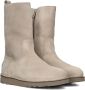 SHABBIES Enkelboots Dames Palissa Mia High Zip Maat: 36 Materiaal: Suède Kleur: Beige - Thumbnail 1