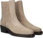 Shabbies Amsterdam Shabbies 182020384 Enkellaarsjes Enkelboots Dames Beige - Thumbnail 1