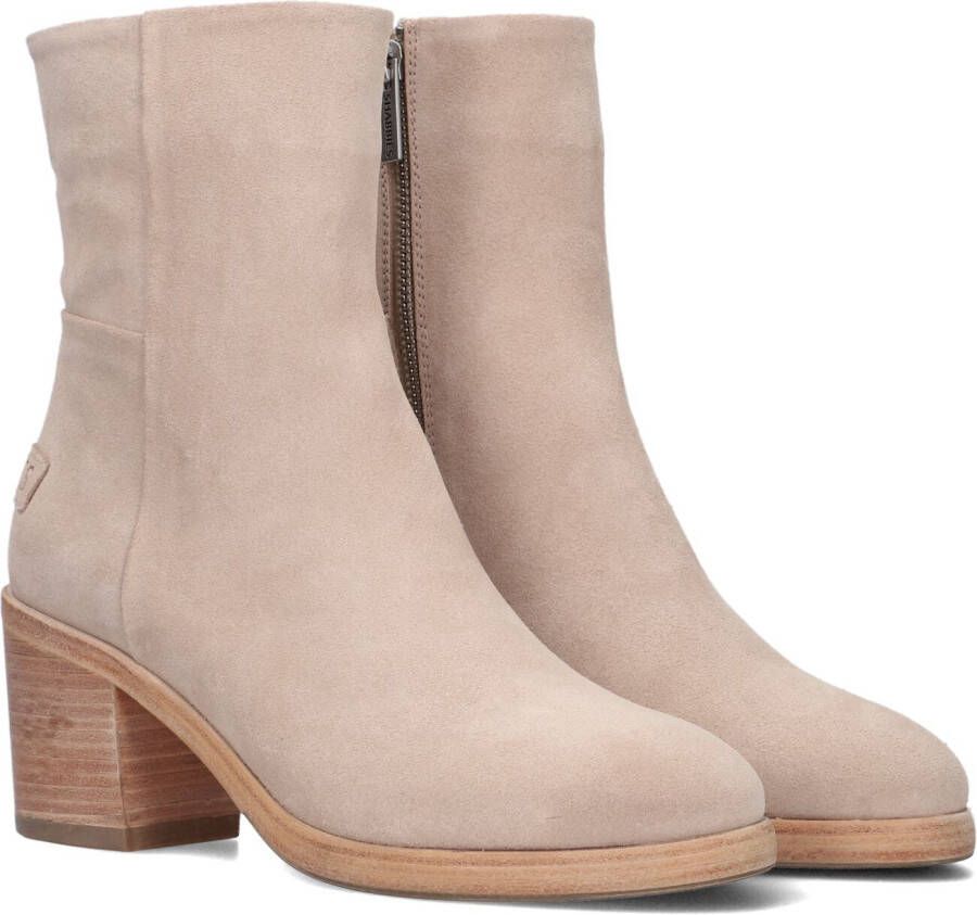 Shabbies Beige Enkellaarsjes 183020354 Shs1378