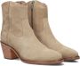 Shabbies Amsterdam Shabbies Joolz Ankie Enkellaarsjes Enkelboots met rits Dames Beige - Thumbnail 1