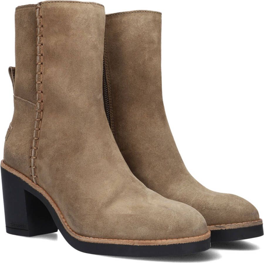 SHABBIES Beige Enkellaarsjes Venle Ankle Boot