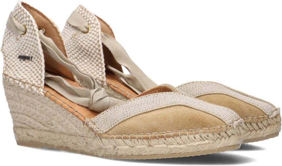 SHABBIES Espadrilles Dames Kaila Ki Seven Maat: 36 Materiaal: Leer Kleur: Beige