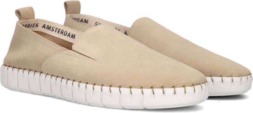 SHABBIES Loafers Dames 120020140 Sgs1413 Maat: 37 Materiaal: Suède Kleur: Beige