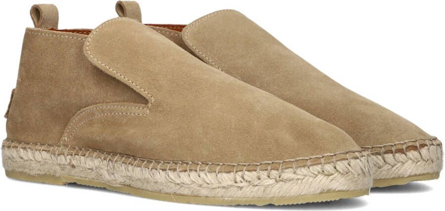 SHABBIES Espadrilles Dames Elche Lofa Suede Maat: 42 Materiaal: Suède Kleur: Zand