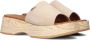 Shabbies Amsterdam Shabbies 170020299 Shs1332 Slippers Dames Beige - Thumbnail 1