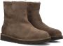 SHABBIES Enkelboots Dames Palissa L Maat: 36 Materiaal: Suède Kleur: Bruin - Thumbnail 1