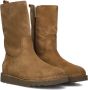 SHABBIES Enkelboots Dames Palissa Mia High Zip Maat: 42 Materiaal: Suède Kleur: Bruin - Thumbnail 1