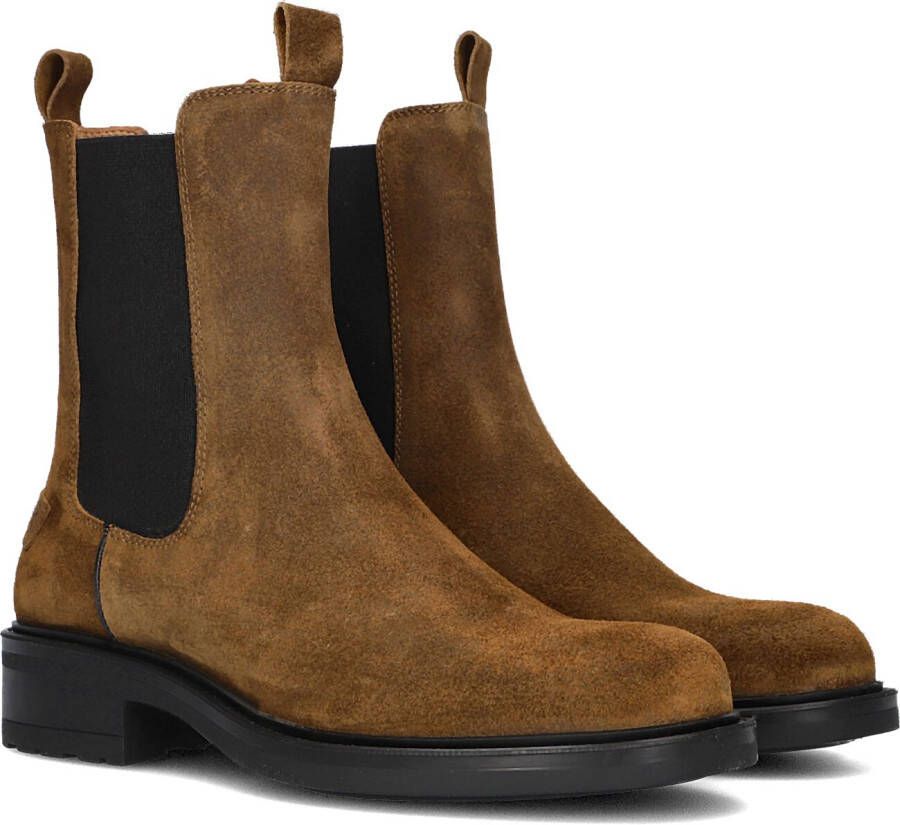 SHABBIES Chelsea Boots Dames Dean Chelsea Boot Maat: 38 Materiaal: Suède Kleur: Bruin