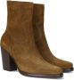 Shabbies Amsterdam Shabbies 183020299 Enkellaarsjes Enkelboots met rits Dames Bruin - Thumbnail 1