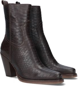 Shabbies Amsterdam Shabbies 183020317 Enkellaarsjes Enkelboots met rits Dames Bruin