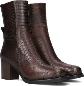 Shabbies Amsterdam Shabbies 183020318 Enkellaarsjes Enkelboots met rits Dames Bruin