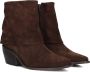 SHABBIES Enkellaarsjes Dames Jaira Double Maat: 36 Materiaal: Suède Kleur: Bruin - Thumbnail 1