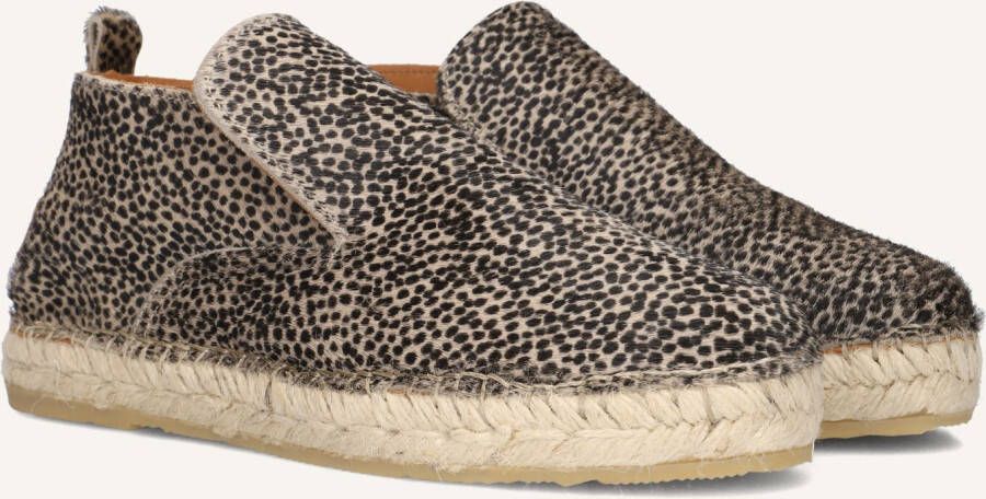 Shabbies Amsterdam Dames Instappers & Ballerina's Shabbies Elche Lofa Brown white Bruin