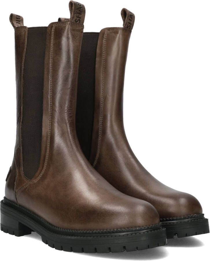 SHABBIES Chelsea Boots Dames Tirza Shelly Maat: 38 Materiaal: Leer Kleur: Cognac