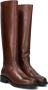 SHABBIES Hoge Laarzen Dames Dean Tala Maat: 37 Materiaal: Leer Kleur: Cognac - Thumbnail 1