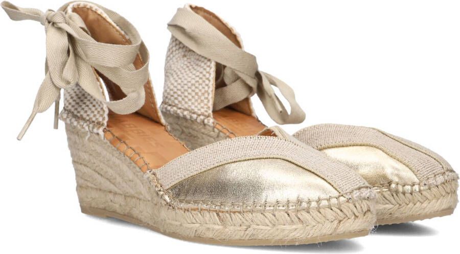 SHABBIES Espadrilles Dames Kaila Ki Seven Maat: 36 Materiaal: Leer Kleur: Goud