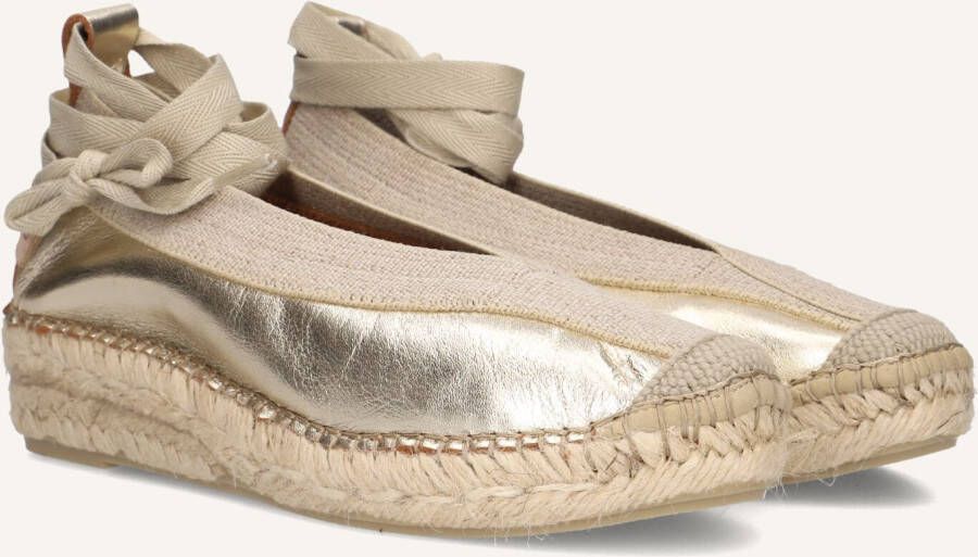 SHABBIES Espadrilles Dames Palma Maat: 40 Materiaal: Suède Kleur: Goud
