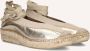 SHABBIES Espadrilles Dames Palma Maat: 38 Materiaal: Suède Kleur: Goud - Thumbnail 1