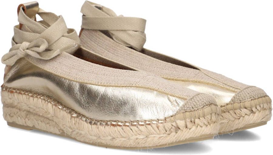 SHABBIES Espadrilles Dames Palma Maat: 41 Materiaal: Suède Kleur: Goud