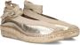 SHABBIES Espadrilles Dames Palma Maat: 36 Materiaal: Suède Kleur: Goud - Thumbnail 1