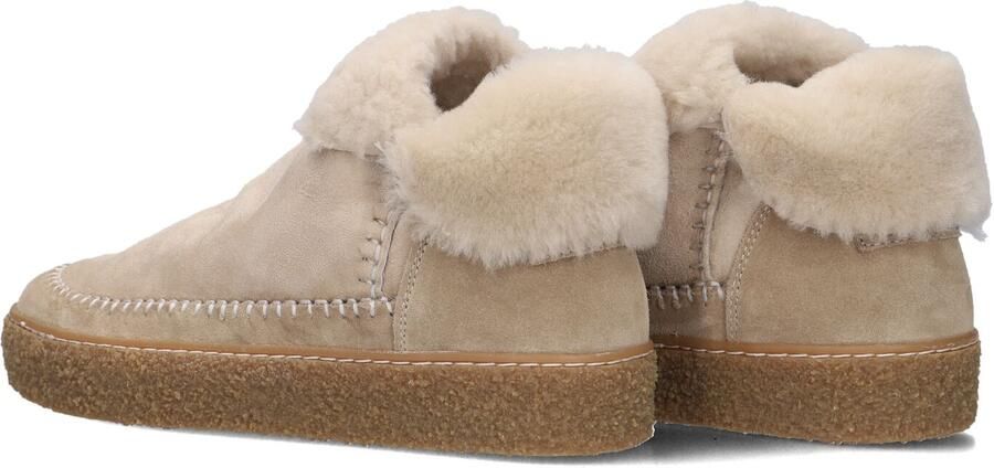 SHABBIES Vachtlaarzen Dames Chewy Moux Doubleface Maat: 39 Materiaal: Suède Kleur: Beige - Foto 4