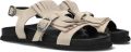 Shabbies Amsterdam Shabbies Inga Fringes Sandalen Dames Beige - Bruin
