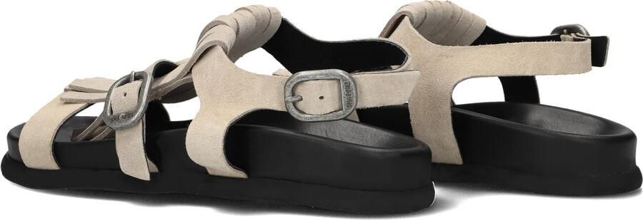 SHABBIES Dames Inga Fringes Maat: 38 Materiaal: Suède Kleur: Beige - Foto 5