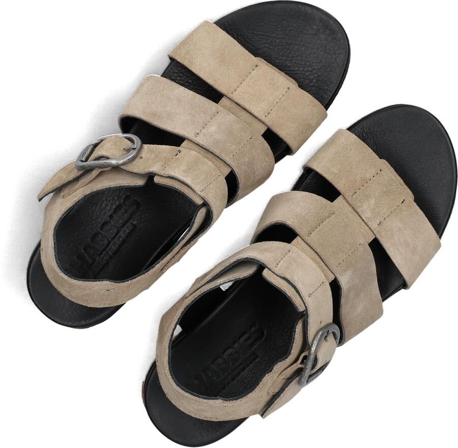 Shabbies Amsterdam Shabbies Dames Sandalen met hak Maro Bold Beige Suède Plateauzool - Foto 2