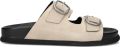 SHABBIES Slippers Dames Inga Buckles S Suède Beige - Beige
