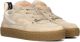 SHABBIES Lage Sneakers Dames Chewy Unna Suède Beige - Beige