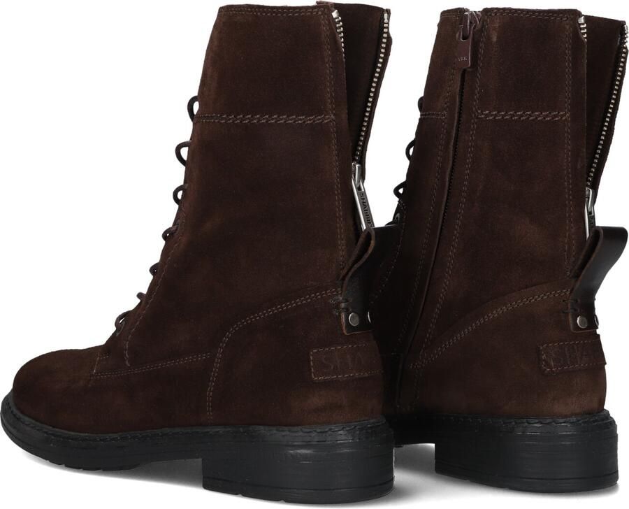 Shabbies Amsterdam Shabbies Duck Lacey New Boots Dames Bruin - Foto 4