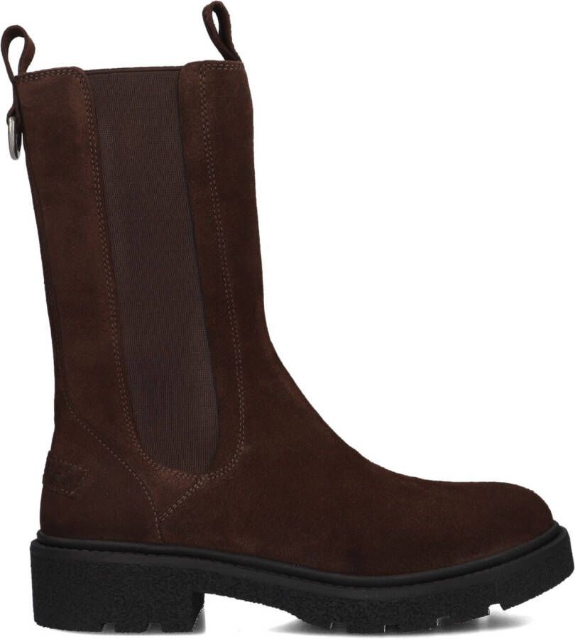 SHABBIES Chelsea Boots Dames Jacy Shelly Maat: 39 Materiaal: Suède Kleur: Bruin - Foto 3