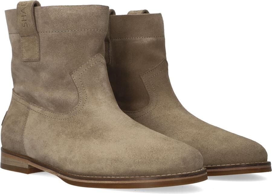 Shabbies Amsterdam Shabbies Festi Ankie Enkellaarsjes Dames Taupe