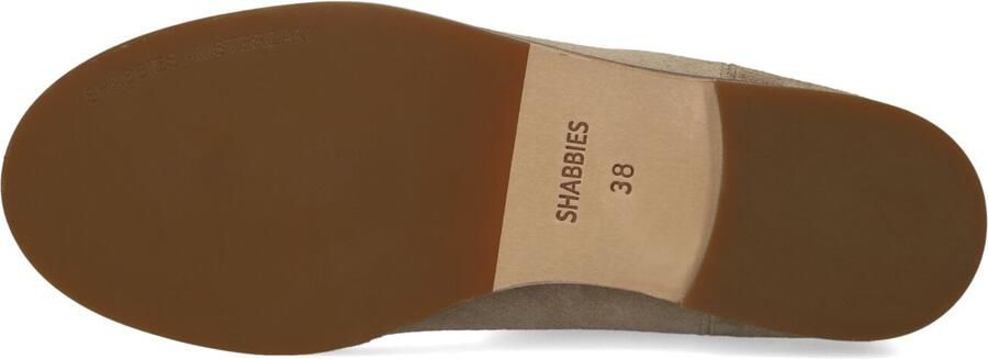 Shabbies Amsterdam Shabbies Festi Ankie Enkellaarsjes Dames Taupe - Foto 5