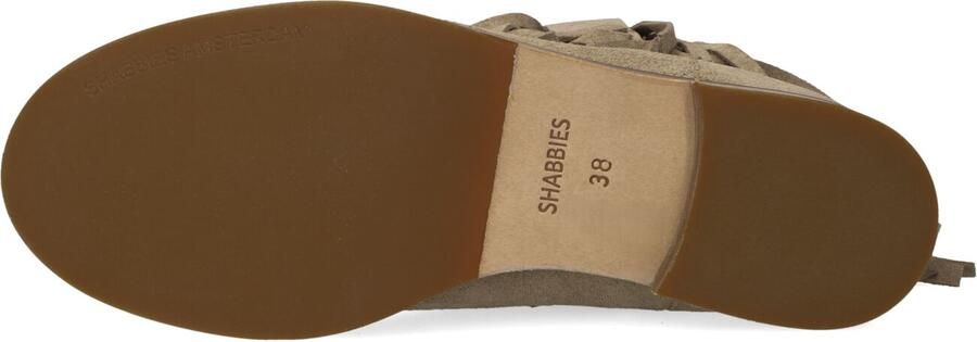 SHABBIES Bruine Enkellaarsjes Festi Ibiza - Foto 5