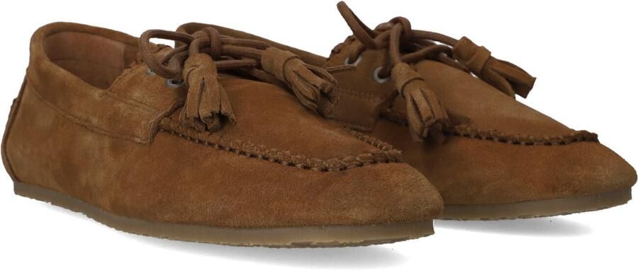 Shabbies Amsterdam Shabbies Ciska Mocca Mocassins Dames Instappers Bruin