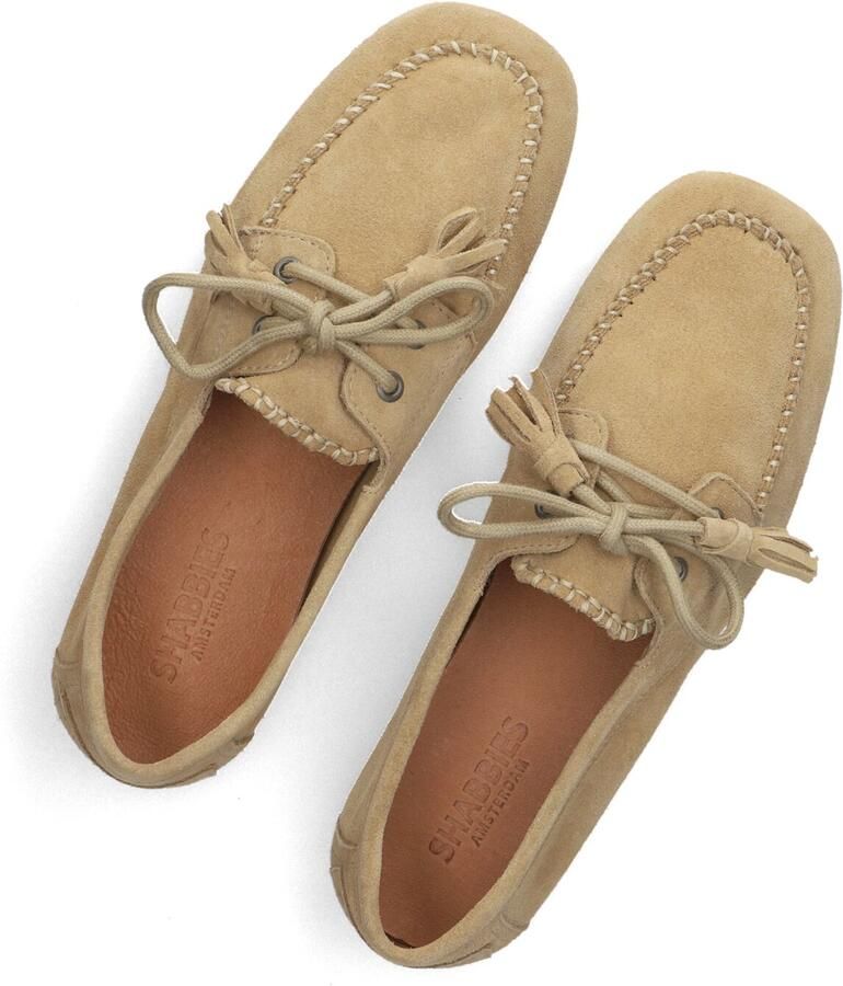 Shabbies Amsterdam Shabbies Ciska Mocca Mocassins Dames Instappers Camel - Foto 2