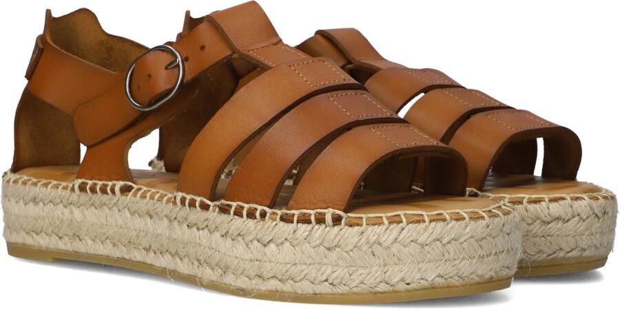 SHABBIES Bruine Sandalen Kira Iris