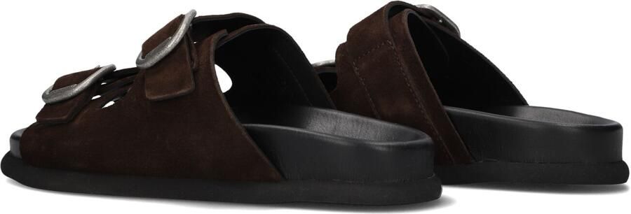 Shabbies Amsterdam Shabbies Inga Buckles S Slippers Dames Bruin - Foto 5