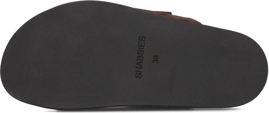 Shabbies Amsterdam Shabbies Inga Buckles S Slippers Dames Bruin - Foto 3