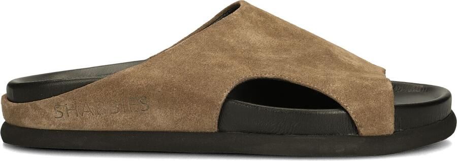 SHABBIES Bruine Slippers Inga Close - Foto 4