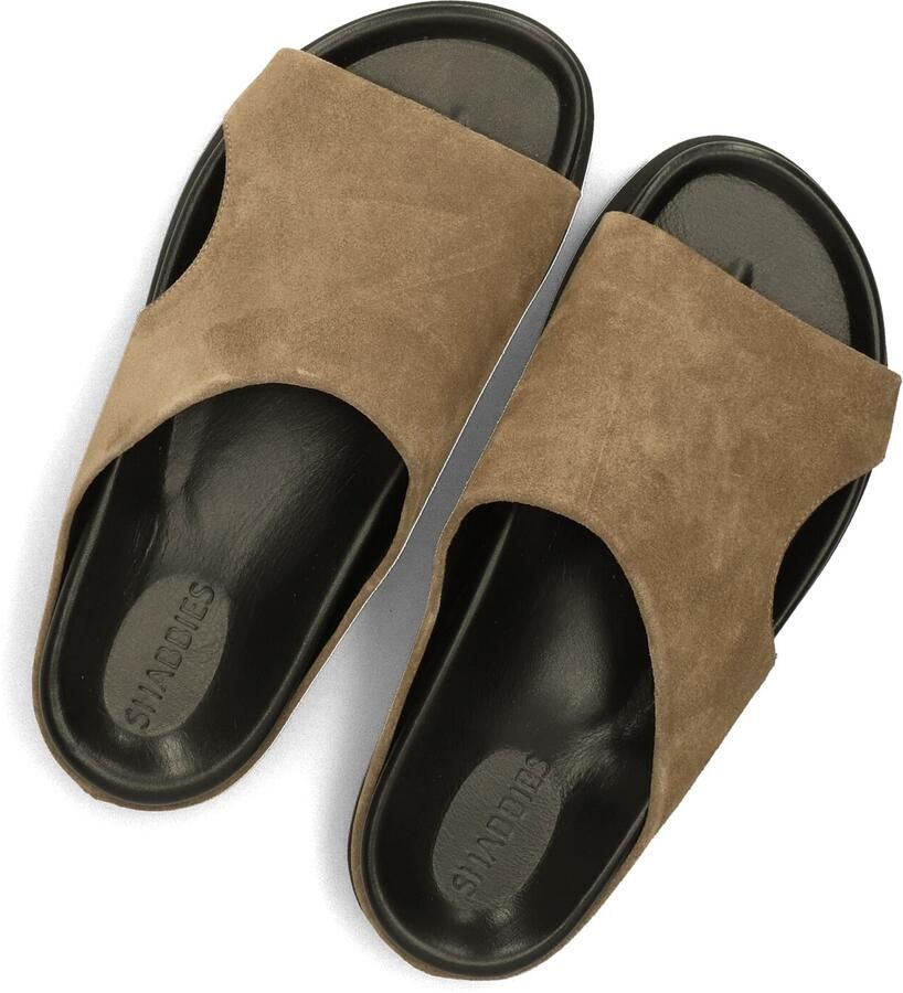 SHABBIES Bruine Slippers Inga Close - Foto 2