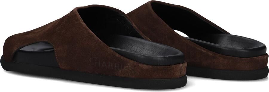 Shabbies Amsterdam Shabbies Inga Close Slippers Dames Bruin - Foto 5