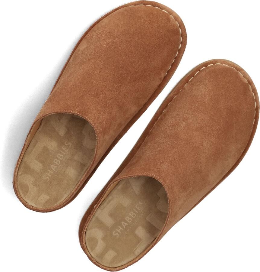SHABBIES Instappers Dames Wilja Maat: 40 Materiaal: Suède Kleur: Camel - Foto 2