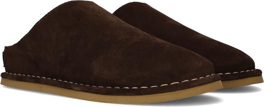 Shabbies Amsterdam Shabbies Wilja Slippers Dames Bruin