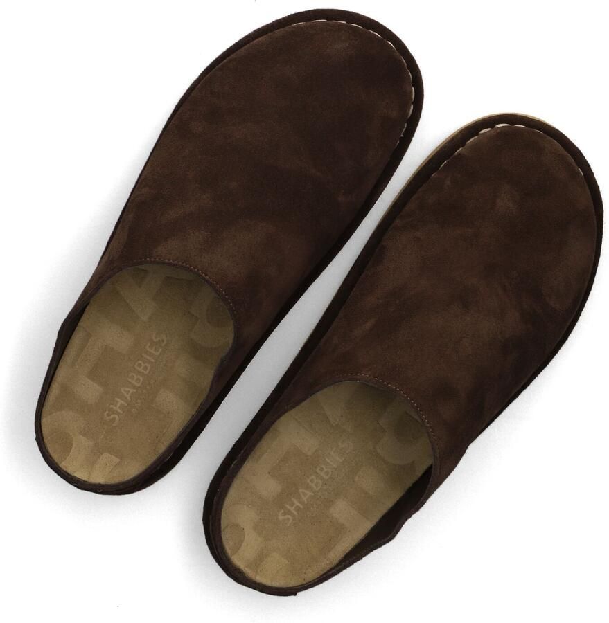 Shabbies Amsterdam Shabbies Wilja Slippers Dames Bruin - Foto 2