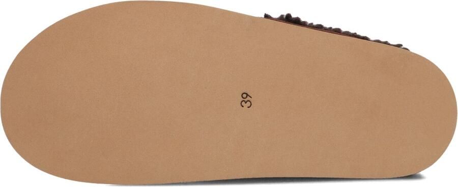 Shabbies Amsterdam WILJA PENNY Slipper Suede Dark Brown - Foto 4